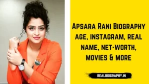 Apsara Rani Biography